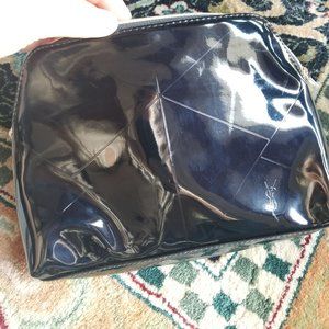 Yves Saint Laurent Black Zipper Pouch Bag